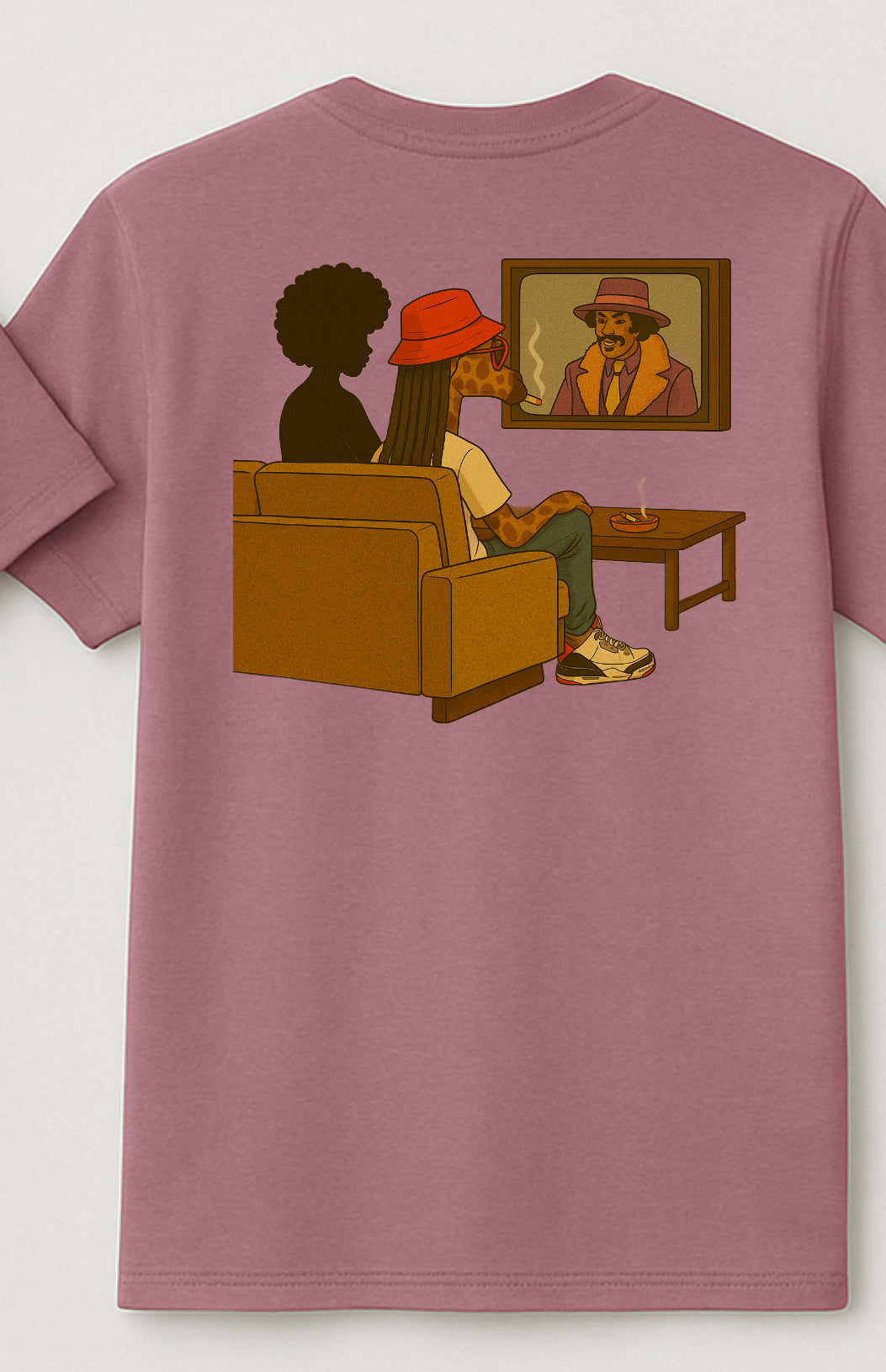 Derdy Girl Design T-shirts Garment-Dyed For Vintage Feel - product feature
